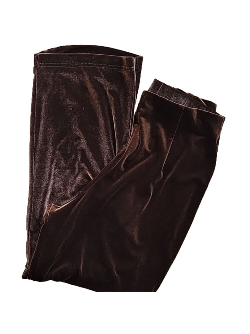 LT Sport Chocolate Velour Pull-On Dress Pants Size XL EUC